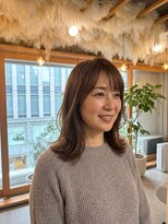 ホロル(horol)&nbsp;やわらかブラウンの上品ミディ