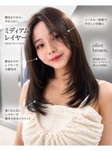 ナチュラルレイヤー x ミディアム