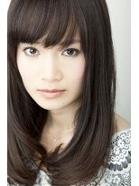 アジュ(aJyu) 毛先ぷるんなニュアンスストレート♪