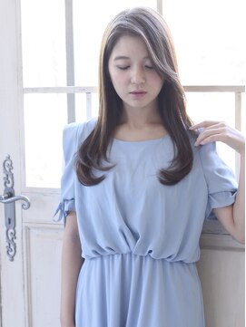 ミント バイ フォルテ(mint by FORTE) ワンカールストレートロング☆かき上げ前髪