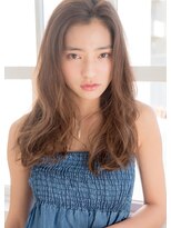 オーガスト ヘア ネイル(AUGUST hair nail)&nbsp;ナチュラルカール　デザインカラー　無造作カール