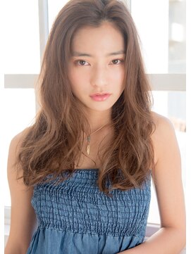 オーガスト ヘア ネイル(AUGUST hair nail) ナチュラルカール デザインカラー 無造作カール