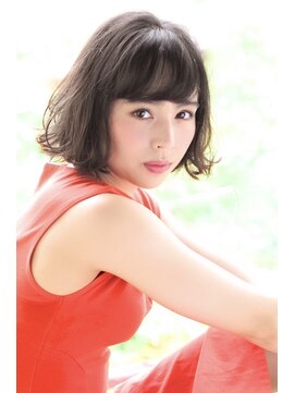 ロンド レグリーズ 立川(Lond leglise) ミニボブ/タッセルボブ/グレージュ/顔周り/フェイスレイヤー