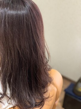 リリー 京都山科店(Lily) 赤系カラーセミロング