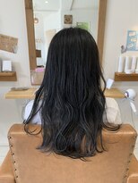 ゲリール 中野店(guerir hair+care)&nbsp;暗髪ブルーブラックカラー