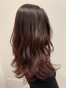 エスカーラ 表参道(THE ESCALA) チェリーブラウン＆髪質改善トリートメント【タビラマユミ】