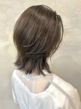 ペスカ 長町南店(pesca) オリーブグレージュ×くびれボブ (ブリーチなし)