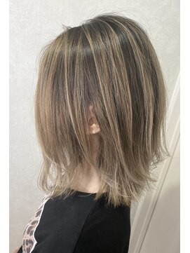 ジョイン ラックスビー 京都店(JOYN LUXBE) レイヤーボブ×バレイヤージュ　by中山惠介