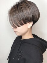 モリオフロムロンドン 原宿本店(morio from London) 【モリオ原宿】刈り上げハンサムショート ハイライトカラー