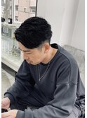 コームオーバー×フロートパーマ
