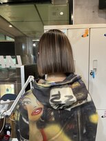 ラフ(LAFF)&nbsp;#黒髪#ボブルフ#ネビージュ#小顔#ワンレン