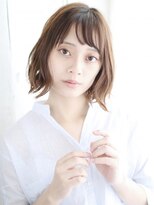 ウル 吉祥寺(ulu)&nbsp;透け感バングのニュアンス外はねカール