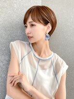 ロンド レグリーズ 立川(Lond leglise)&nbsp;ショート×顔周り×前髪×シルキーベージュ×グレージュカラー