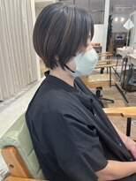 ヘアーザラブズラフズ オーガニカ 北九州(HAIR THE LOVES LAUGHS ORGANICA)&nbsp;ハイライト×ショートスタイル＊