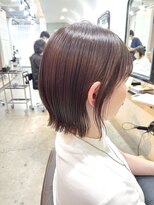 エトネ ヘアーサロン 仙台駅前(eTONe hair salon) 20代 30代　切りっぱなしボブ