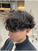 波巻きパーマツイストスパイラルパーマメンズ万代新潟駅