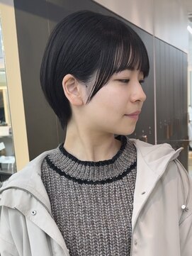 ロンドシエル 横浜(Lond ciel) マッシュショート×黒髪×小顔サイドバング【横浜モード】