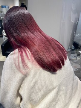 ヘアーエスクールシーユー 枚方T-SITE店(hair S.COEUR×Cu) グラデーションカラー