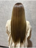 サラ艶シルクヘア ストレート 縮毛矯正 髪質改善ケアカラー