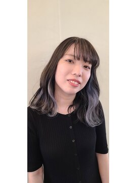 マインドヘアー(MiND HAiR) インナーカラー_シルバー_ハイトーンカラー_4