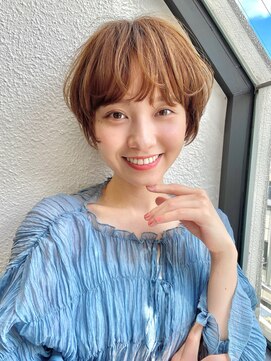 ナツヤ(NATSUYA) 前髪あり大人ひし形ショート20代30代40代表参道