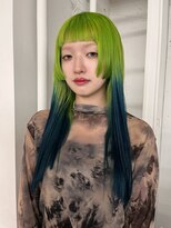 レコ 渋谷(LECO)&nbsp;ネオングリーン×ブルー