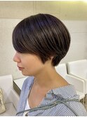 ナチュラルブラウン×ショート