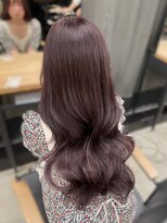 アリュウル 表参道 青山(Allure) ブリーチなし*ラベンダーピンクカラー×ウェーブヘア 伊藤