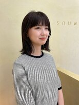 スニュウ(snuw)&nbsp;【snuw mina】レイヤーカット/透明感カラー/伏見