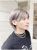 玉森裕太風シルバーブロンドブリーチ一回以上梅ヶ丘