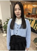 透明感グレージュ×ロングヘア＊