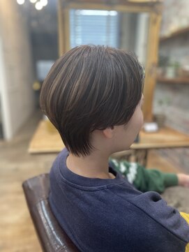 ゴーシェン 津田沼本店(Goshen) ハンサムショート×シナモンベージュ