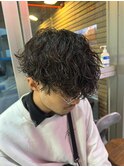 波巻きパーマ/マッシュ/パーマ