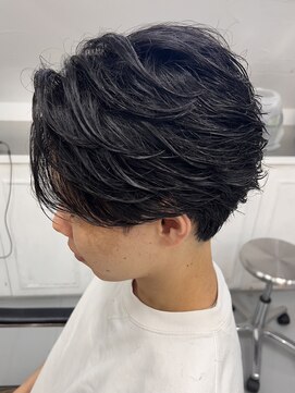 ランズサンズ 表参道(runsuns) フェザーショート 原宿/メンズ/メンズカット/メンズパーマ