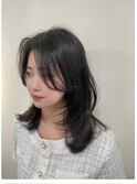 韓国風レイヤーカットです。