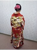 成人式着付け
