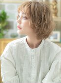ハイトーンカラーマッシュウルフボブパーマh4大宮20代30代40代