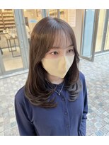 クム(kumu) 【kumu】 ロングレイヤー/顔周りカット/栄/名古屋