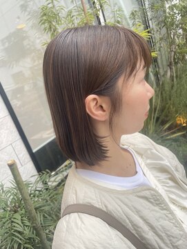 テラスヘアヴィラ 新潟駅南(TERRACEhairVilla) 次世代髪質改善縮毛矯正ボブスタイル