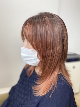 シャイン(shine) カット+ヴィラロドラカラー+スパトリートメント