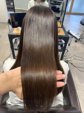 レオン(Re:ON) 縮毛矯正×ロングヘア