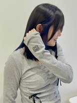 ウシワカマル ミライ(USHIWAKAMARU MIRAI)&nbsp;ミディアム/ネイビーブルー/インナーカラー