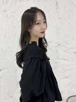 シーン(scene)&nbsp;暗髪×グレージュ×レイヤー×くびれ巻き【広島】