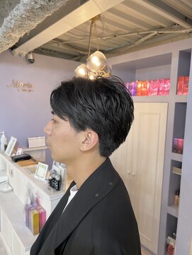 マリアバイアフロート(Maria by AFLOAT) フェザー/毛流れセンターパート/センターパート