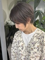 hair salon Heir【4月19日NEW OPEN(予定)】 ペタンコ解消◎ふんわり白髪ぼかしショート