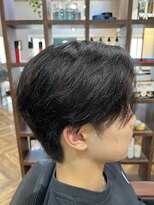 アンカー(ANCHOR) MEN’S/リバースセンターパート/ニュアンスパーマ/印西