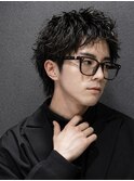 スパイキーショート×ルーズショート×ルーズパーマ×men's