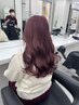 カット+ブリーチなしorありダブルカラー+炭酸泉Spa【¥16720】