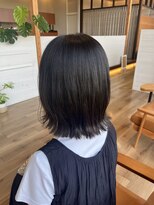 ヘアーブランドジン ティアラ(HAIR BRAND Jin Tiara)&nbsp;根元のみの縮毛矯正ストレート【松山美容室】