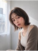 ハッシュカット/グレージュ/デザインカラー/横浜西口
